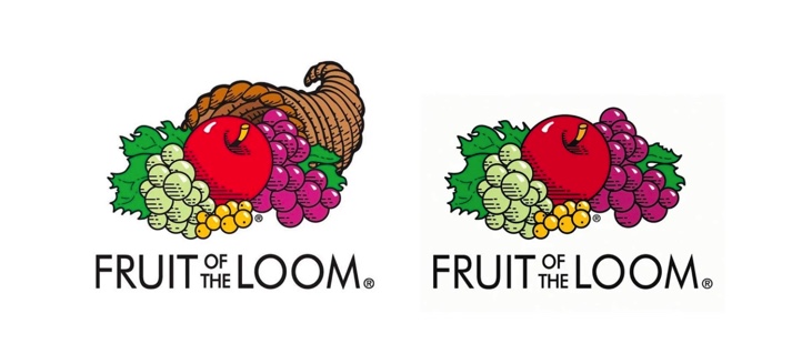 Does the Fruit Of The Loom logo contain a cornucopia?
