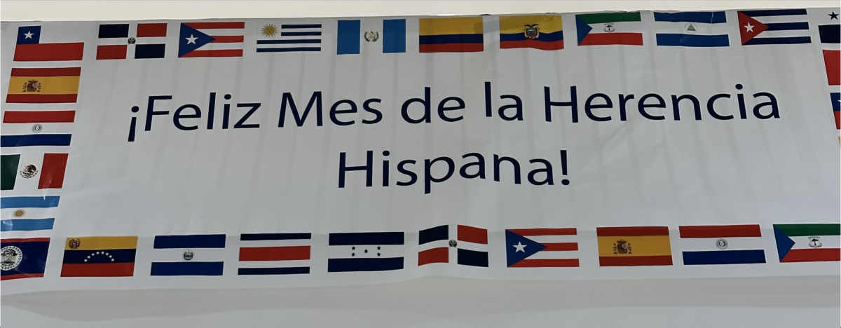 Carrollton celebrates Hispanic Heritage Month with a poster recognizing Spanish-speaking countries.