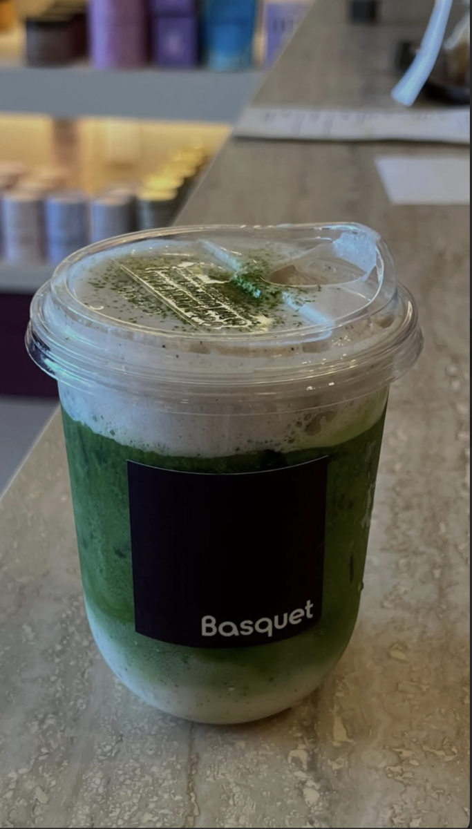 Basquet’s matcha is a local favorite, known for its creamy texture and flavor.