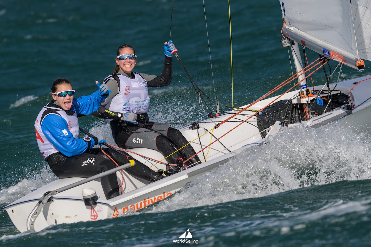 Xydas and Kolaya at the Youth World Championships in Vilamoura.